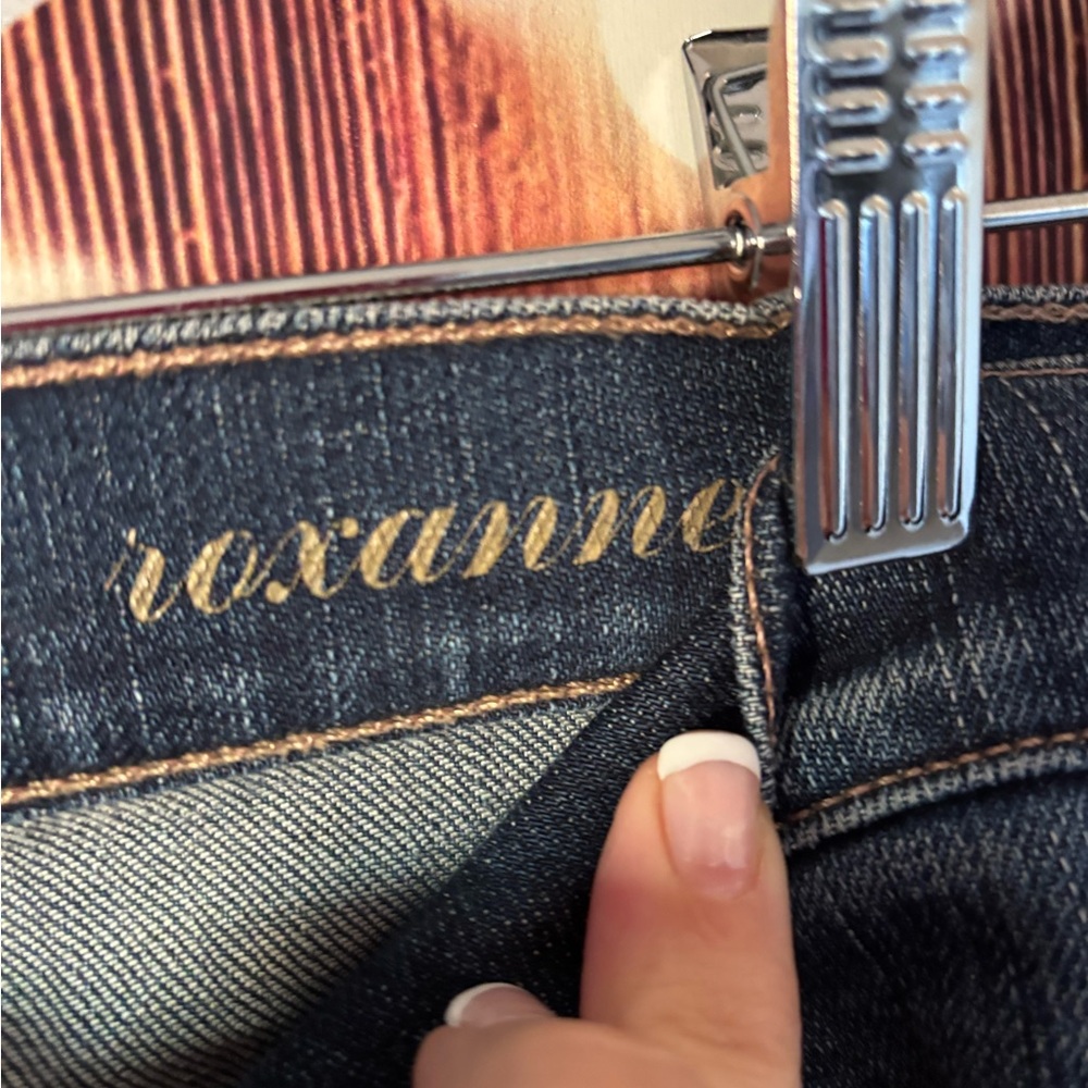 7 For All Mankind Dark Blue Skinny Jeans - Picture 4 of 5